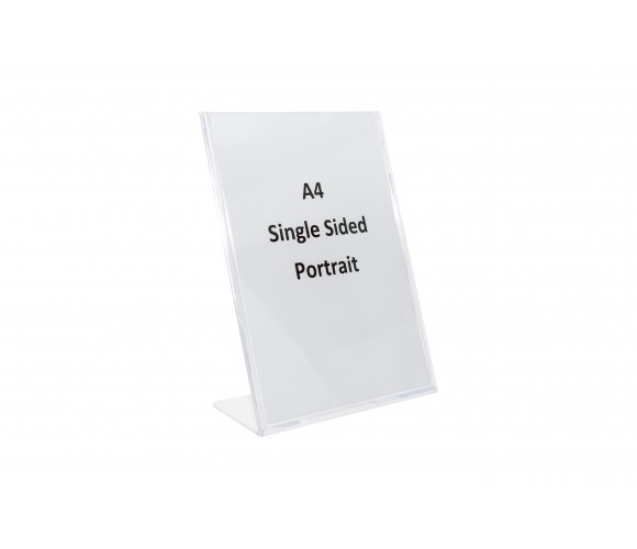 A4 Sign Holder - L Shape